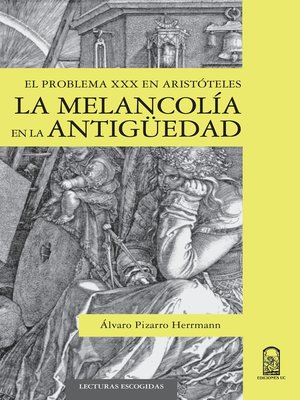 cover image of La melancolía en la antigüedad